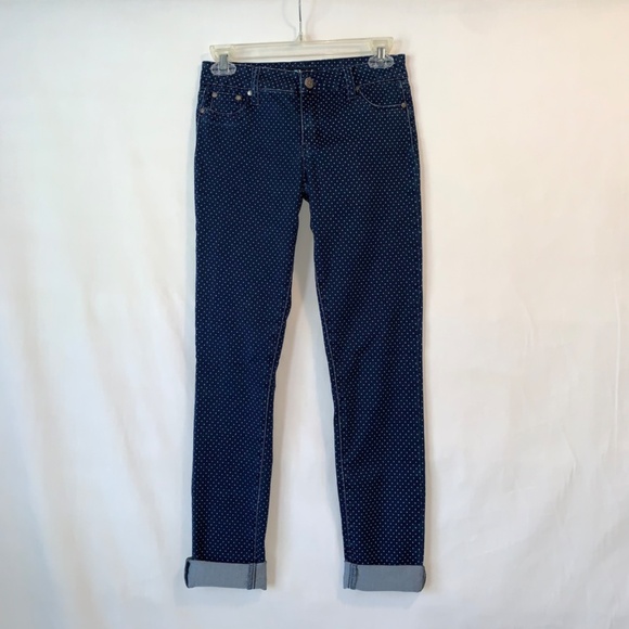 Tractor Girls Blue Polka Dot Stretch Jeggings Size 16 - Picture 8 of 8
